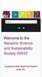 Mobile Screenshot of nanaimoscience.org